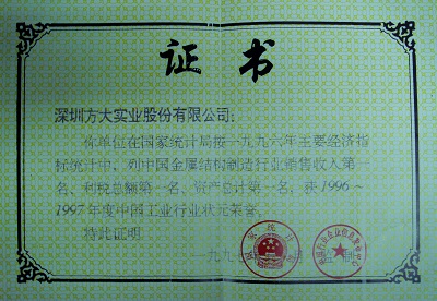 1997 �й���ҵ��ҵ״Ԫ